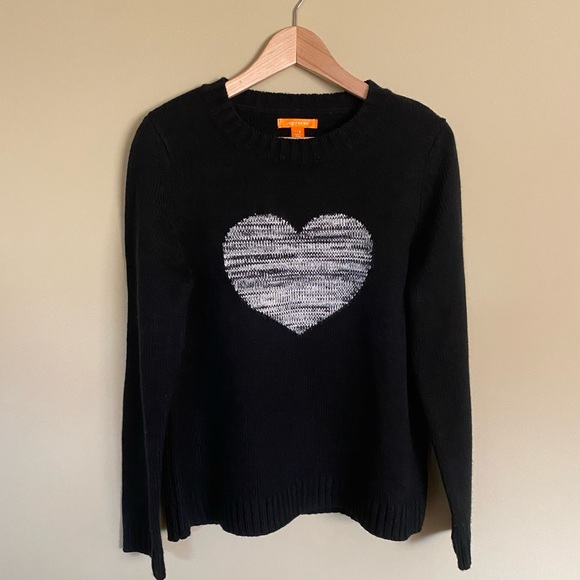 NWOT JOE FRESH Knit Heart Sweater🤍 - Picture 2 of 9